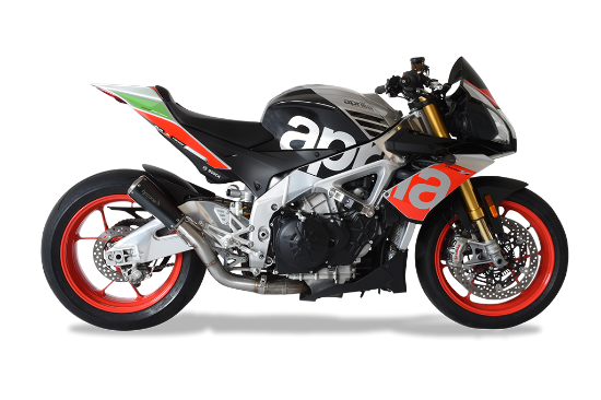 Εικόνα της HP CORSE GP07 ΜΑΥΡΟ ΤΕΛΙΚΟ ΕΞΑΤΜΙΣΗΣ APRILIA TUONO V4-R RSV-4 2017-2018