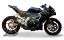 Εικόνα της HP CORSE HYDROFORM ΜΑΥΡΟ ΤΕΛΙΚΟ ΕΞΑΤΜΙΣΗΣ APRILIA TUONO V4 1000 2011-2015