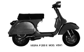 Picture of VESPA P125X - P150X -P200E 1978/1983