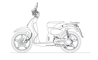 Picture of Scarabeo 50 2T E2 eng. Piaggio 2010-2012 (EMEA)