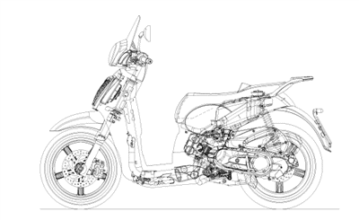 Picture of Scarabeo 125-200 Light Carb. 2007-2010 (EMEA)