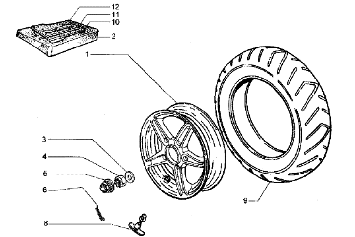 Picture of Πίσω τροχός