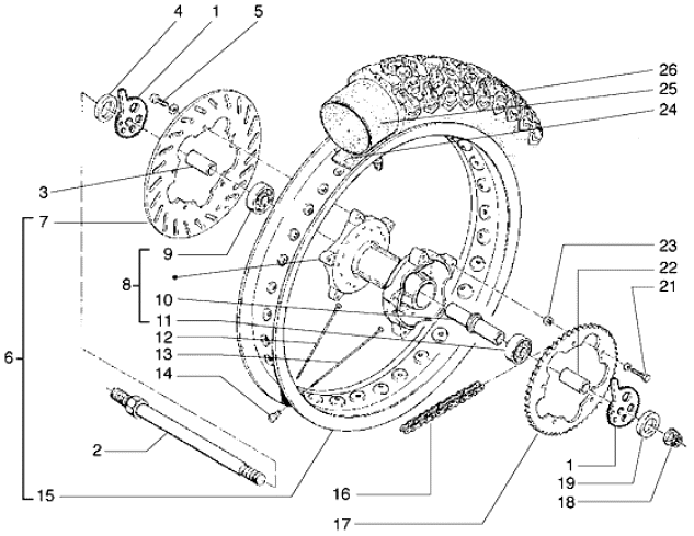 Picture of Πίσω τροχός