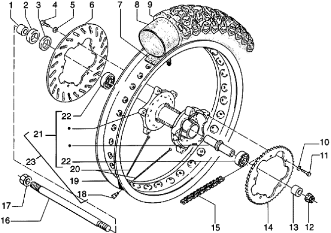 Picture of Πίσω τροχός