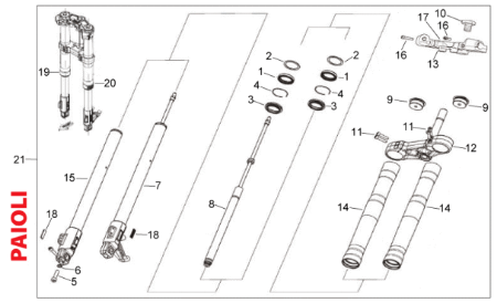 Εικόνα για την κατηγορία Front fork Paioli