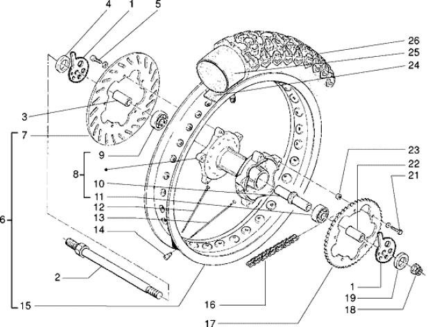 Picture of Πίσω τροχός