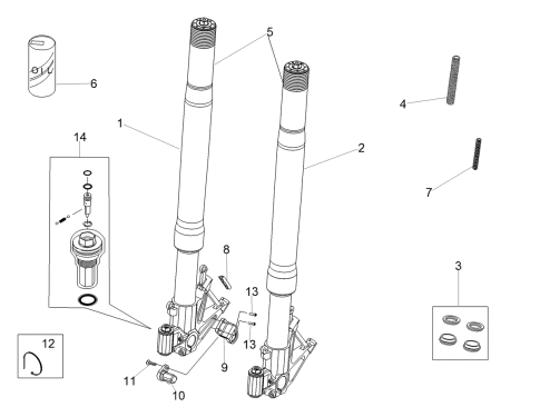 Picture of Εμπρός πιρούνι Ohlins