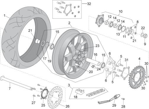 Picture of Πίσω τροχός