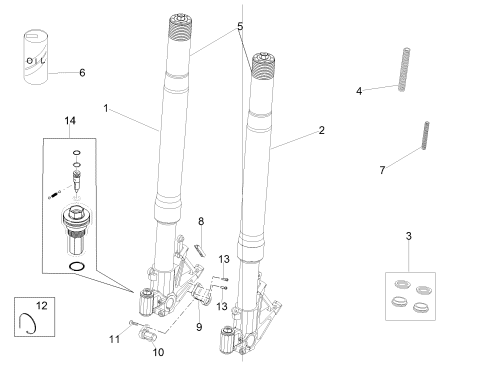 Picture of Εμπρός πιρούνι Ohlins