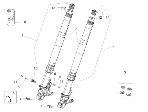 Picture of Εμπρός πιρούνι Ohlins