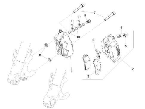 Picture of Front brake caliper