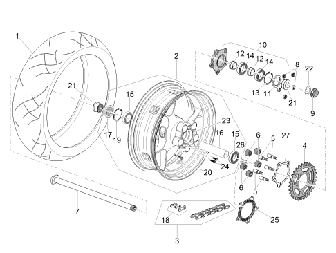 Picture of Rear wheel