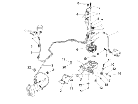 Picture of ABS brake system