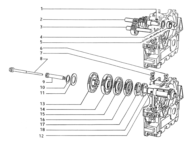 Picture of Gears - mainshaft