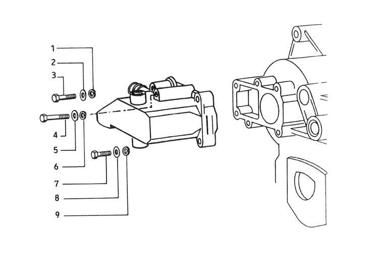 Picture of Gear box fasten.