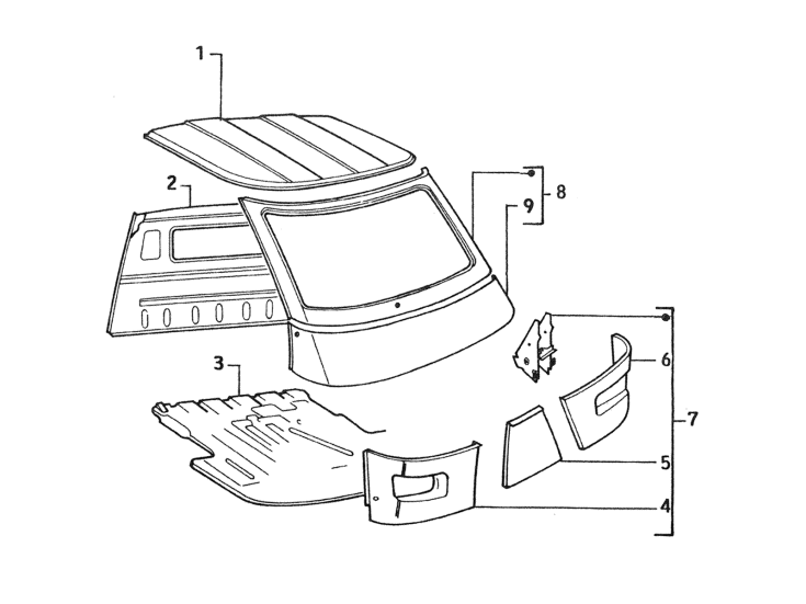 Picture of Frame component parts II