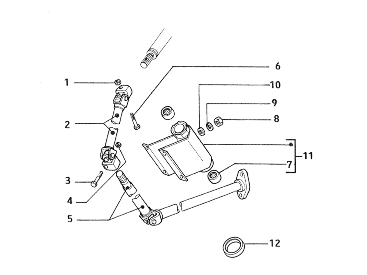 Picture of Steering gear assy. II