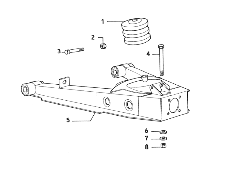 Picture of Rear susp. arm