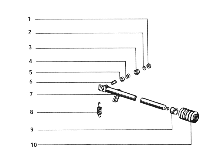 Picture of Tie rod, cabin side