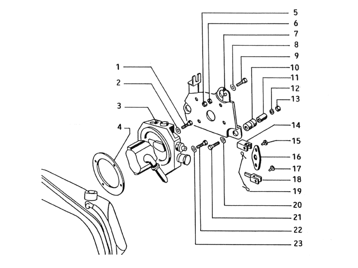 Picture of Pump unit - distributor