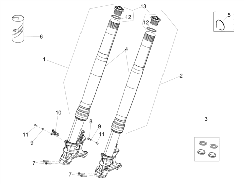 Picture of Εμπρός πιρούνι Ohlins