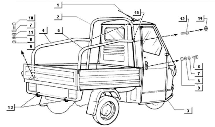 Picture of Roll bar - προστατευτικά (έκδοση cross)