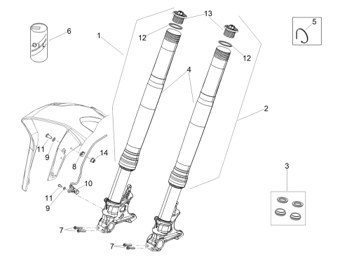 Picture of Εμπρός πιρούνι Ohlins