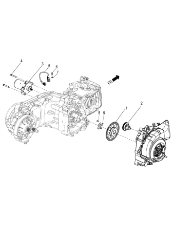 Picture of Starting motor