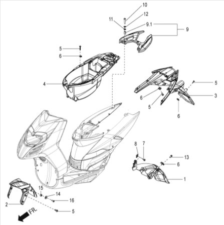 Εικόνα για την κατηγορία Mudguard and helmet Case