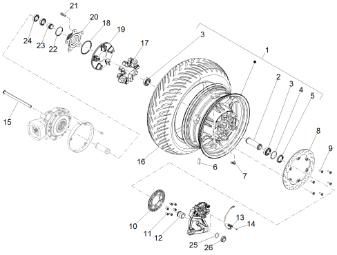 Picture of Πίσω τροχός