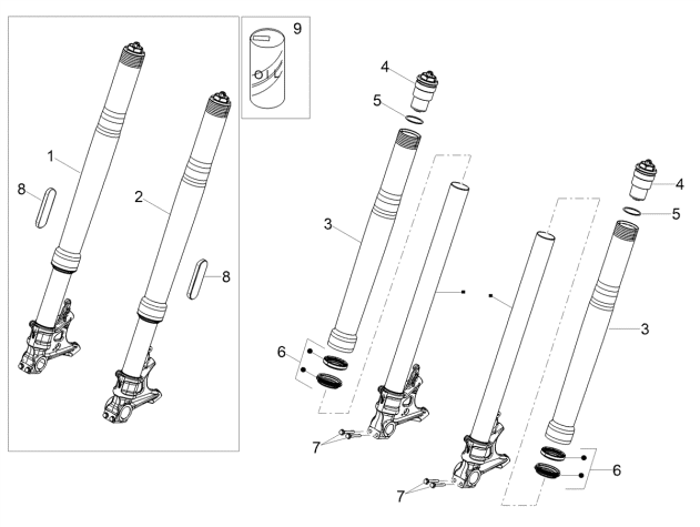 Picture of Εμπρός πιρούνι Ohlins