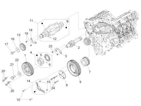 Picture of Intermediate shaft - Balance shaft