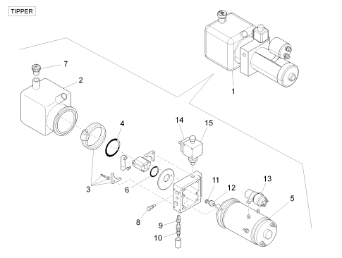 Picture of Tilting pump - Components