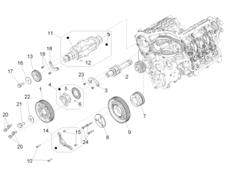 Εικόνα για την κατηγορία Intermediate shaft - Balance shaft