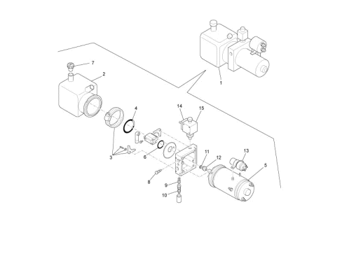 Picture of Tilting pump - Components