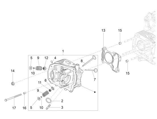 Picture of Cylinder head unit - Valve