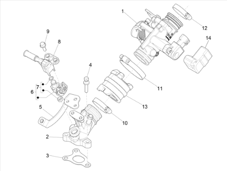 Εικόνα για την κατηγορία Throttle body - Injector - Induction joint