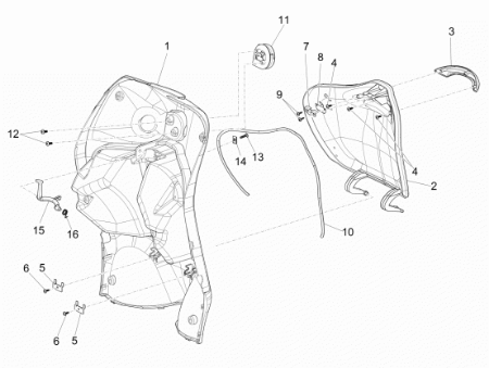 Εικόνα για την κατηγορία Front glove-box - Knee-guard panel