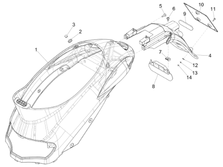 Εικόνα για την κατηγορία Rear cover - Splash guard