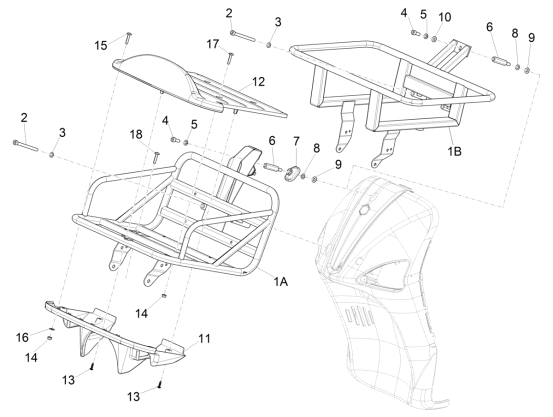 Picture of Front luggage rack