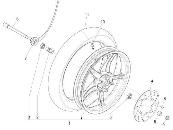 Picture of Front wheel