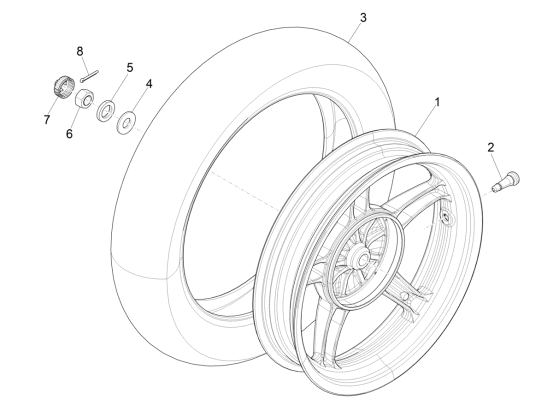 Picture of Rear wheel