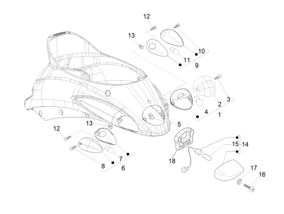 Picture of Rear headlamps - Turn signal lamps