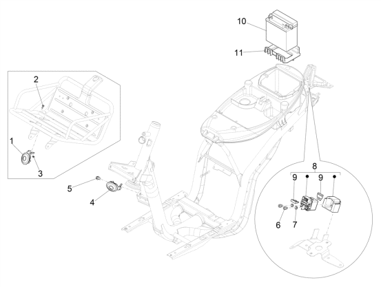 Picture of Remote control switches - Battery - Horn