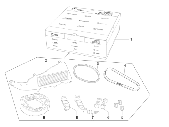 Picture of Complete wear and maintenance kit