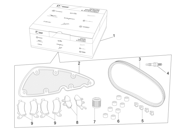 Picture of Complete wear and maintenance kit