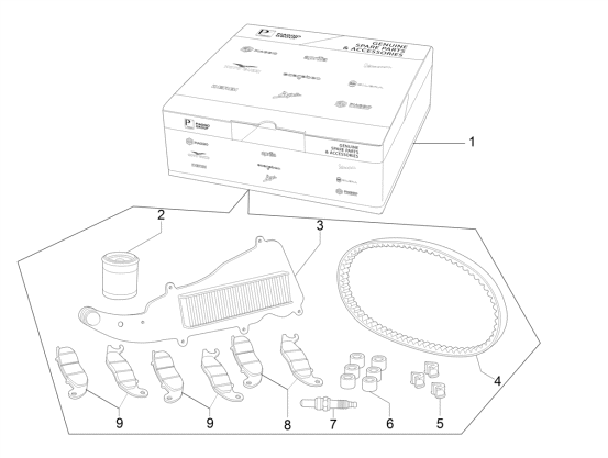 Picture of Complete wear and maintenance kit