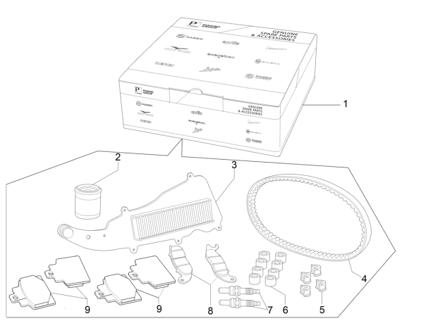 Picture of Complete wear and maintenance kit