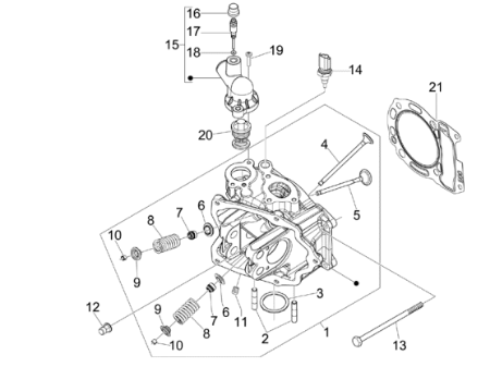 Εικόνα για την κατηγορία Συγκρότημα κεφαλής - Βαλβίδες