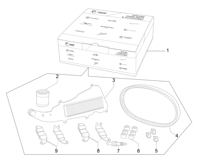 Picture of Complete wear and maintenance kit